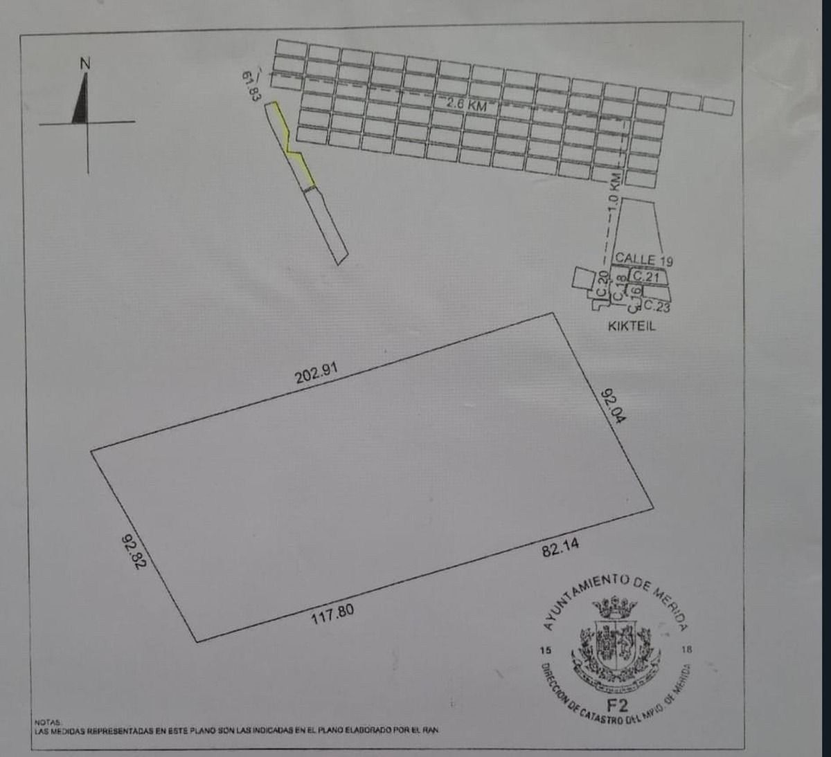 Lote em Kikteil, Mérida, foto 2 de 7