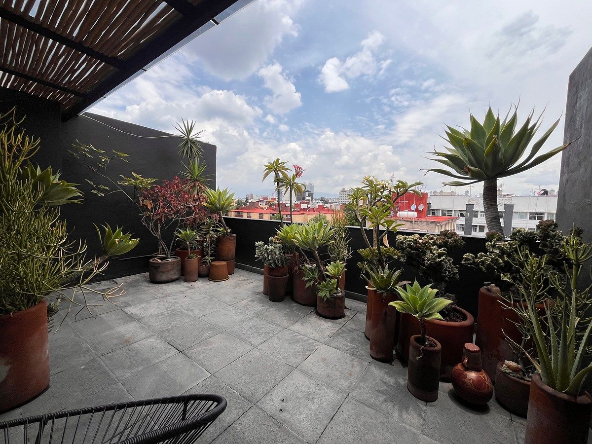 Terraza de 16 m² con Vista al Ajusco | Edificio de Javier Sánchez | Escandón, foto 1 de 14