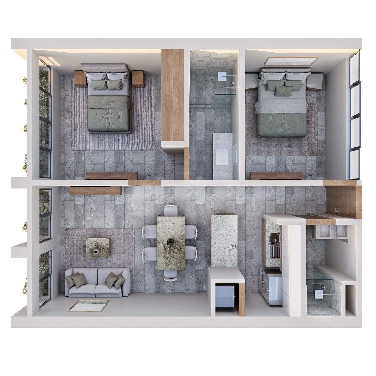 DEPARTAMENTO EN VENTA EN MERIDA, YUCATAN EN ÁBITA, COL. MAYA MOD. C - foto 4