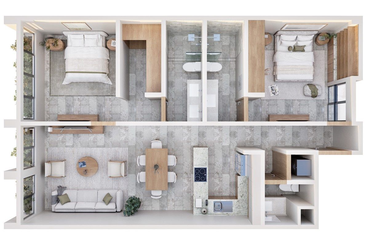 DEPARTAMENTO EN VENTA EN MERIDA, YUCATAN EN ÁBITA, COL. MAYA MOD. E - foto 4