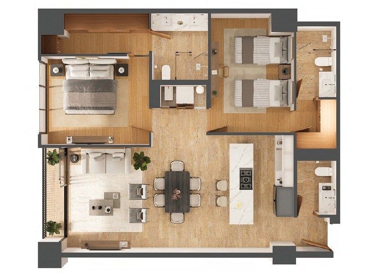 Apartamento em Valle Real, Zapopan, foto 6 de 7