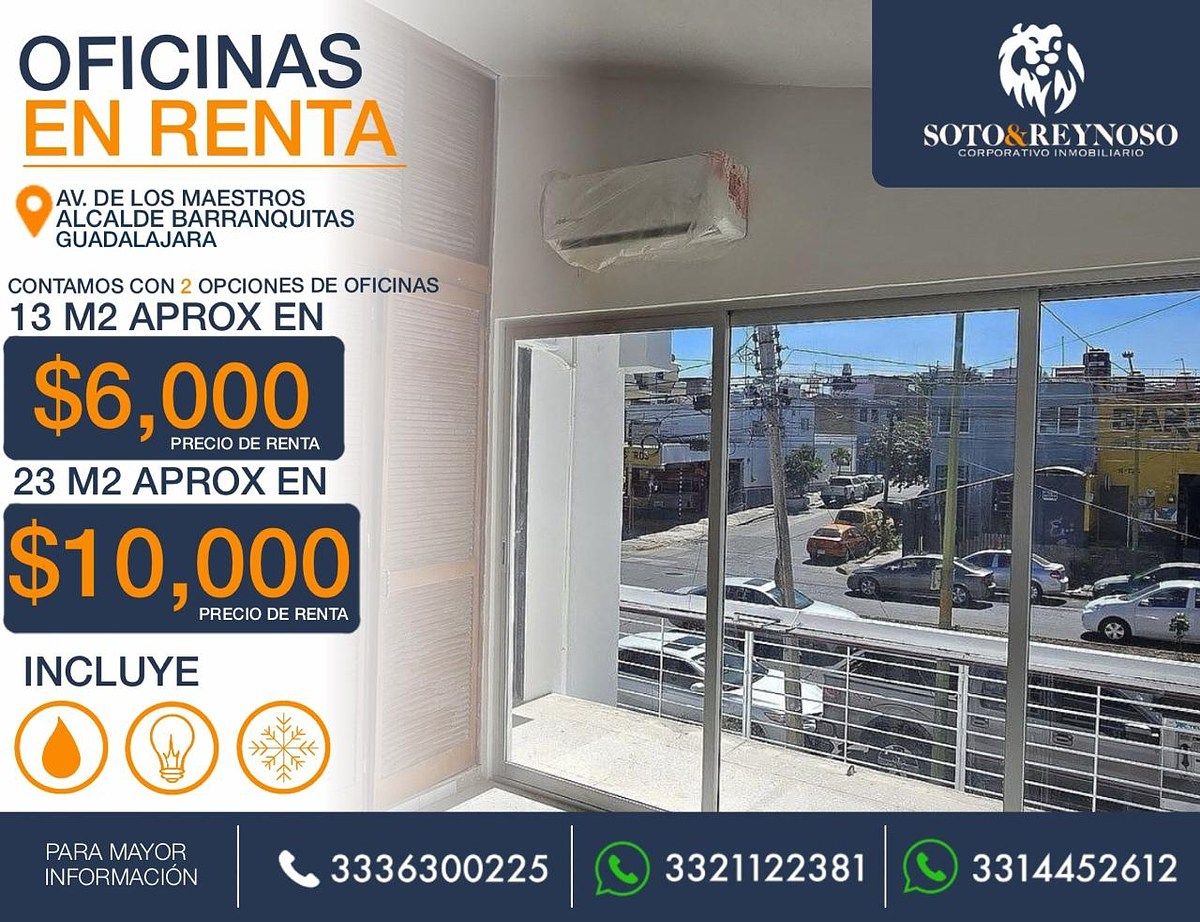 OFICINA/DESPACHOS/CONSULTORIOS en RENTA | AV.MAESTROS, foto 1 de 6