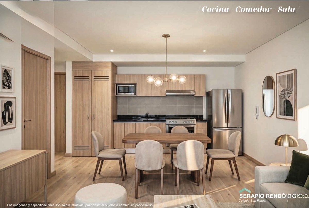 Apartamento em San Rafael, Cuauhtémoc, foto 5 de 13