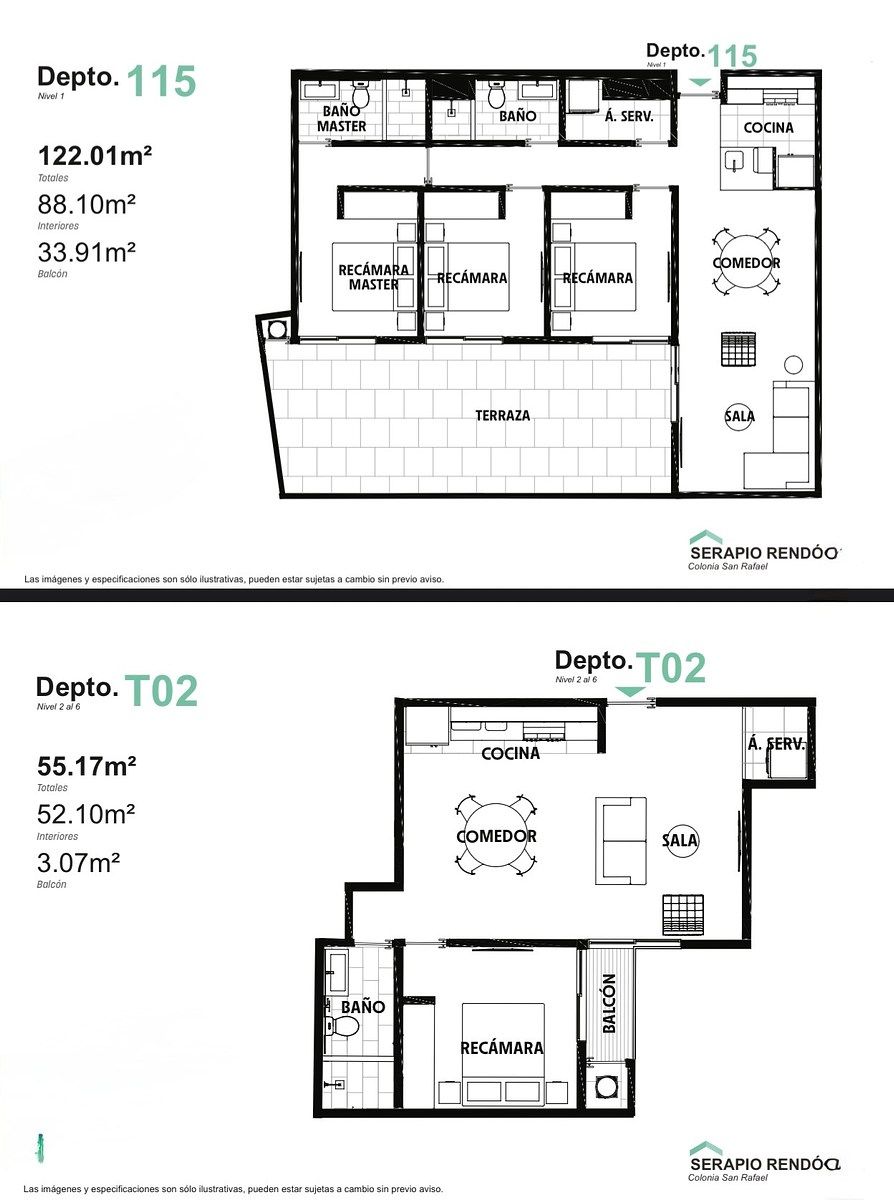 Apartamento em San Rafael, Cuauhtémoc, foto 9 de 13