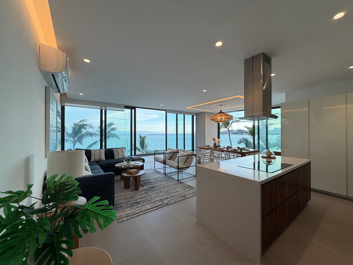 APARTAMENTO À VENDA à beira da praia em Bucerías., foto 1 de 22
