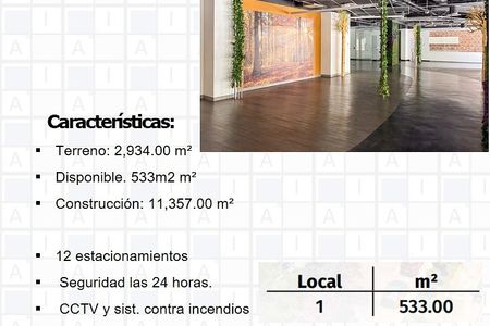 ESPAÇO COMERCIAL PARA ALUGUEL! GRANADA, MIGUEL HIDALGO, CDMX