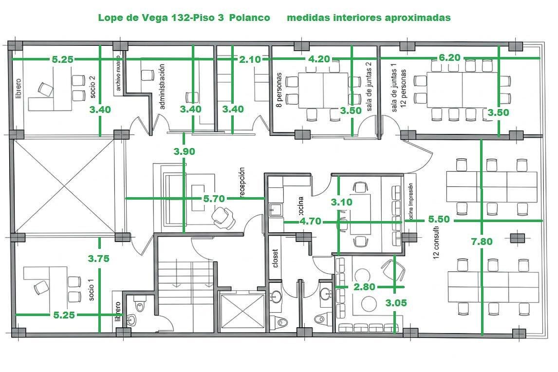 Office in Chapultepec Morales, Miguel Hidalgo, photo 16 of 16