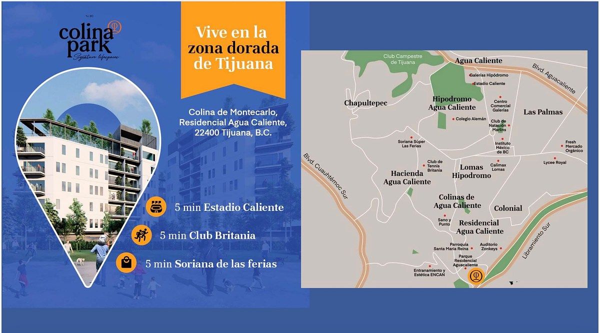 Apartamento em Colinas de Agua Caliente, Tijuana, foto 2 de 12