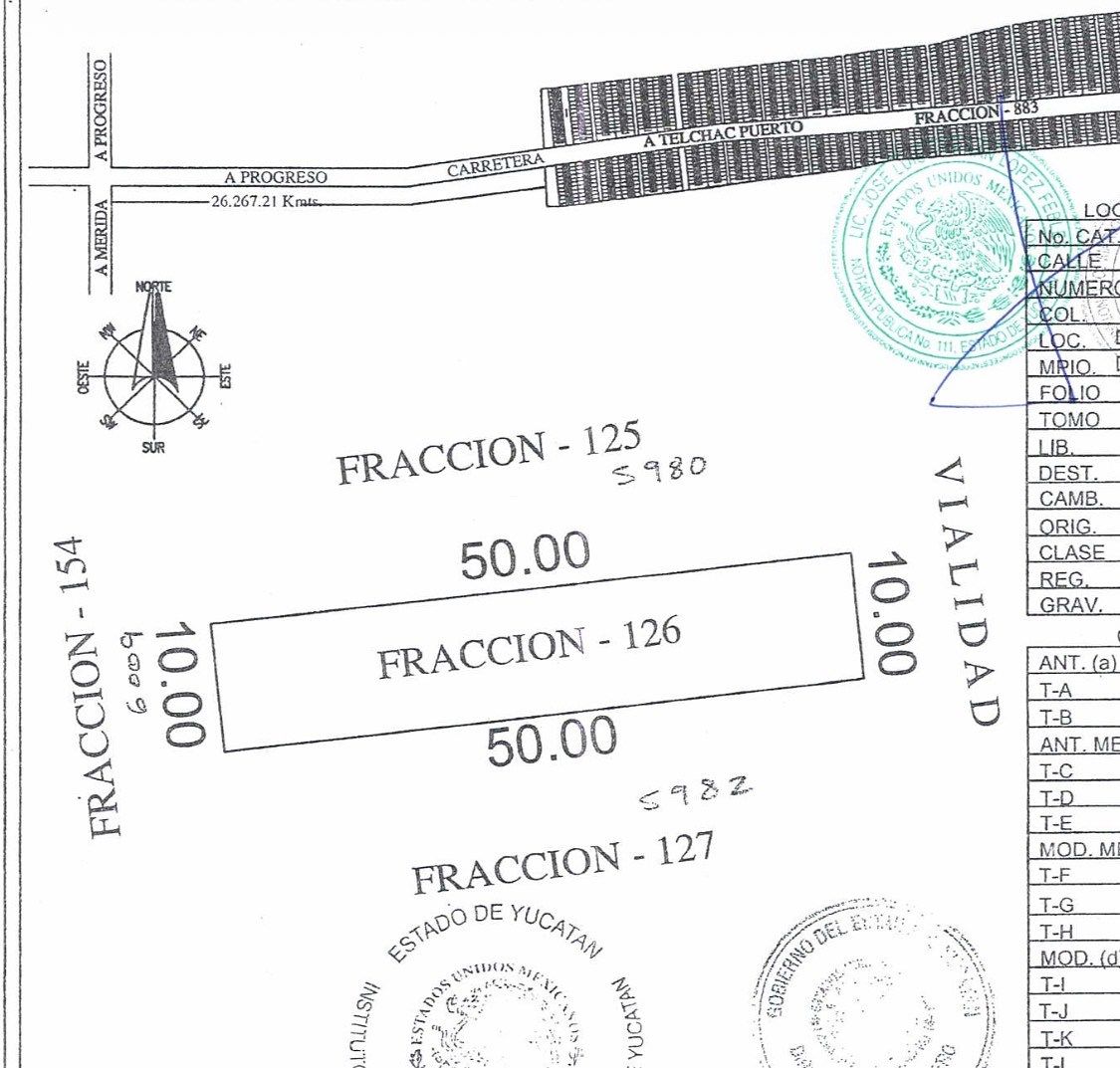 Lote em San Benito, Dzemul, foto 2 de 3