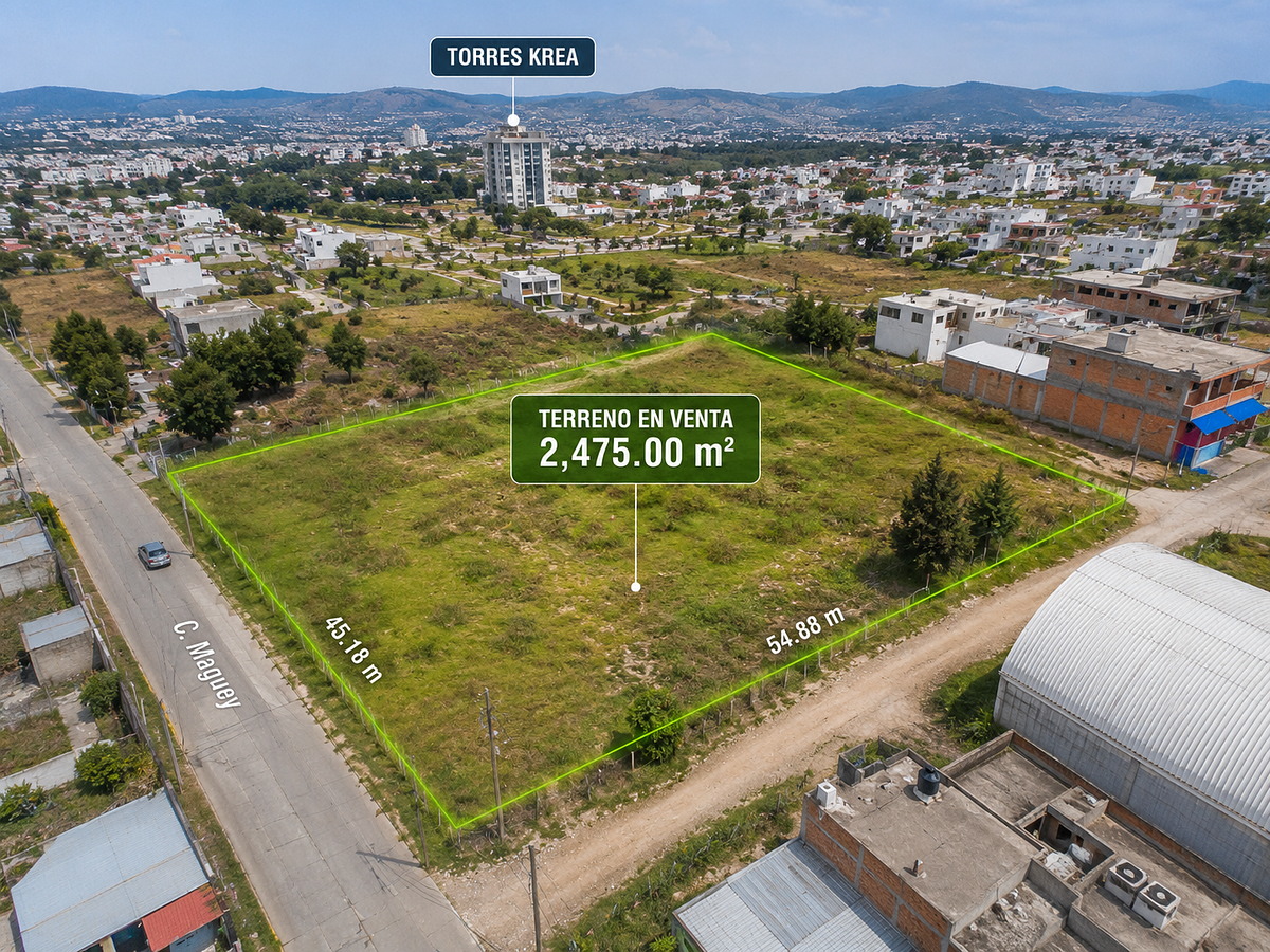Terreno de 2475 m2 en Altozano, a 5 min de Av Juan Pablo II, Morelia