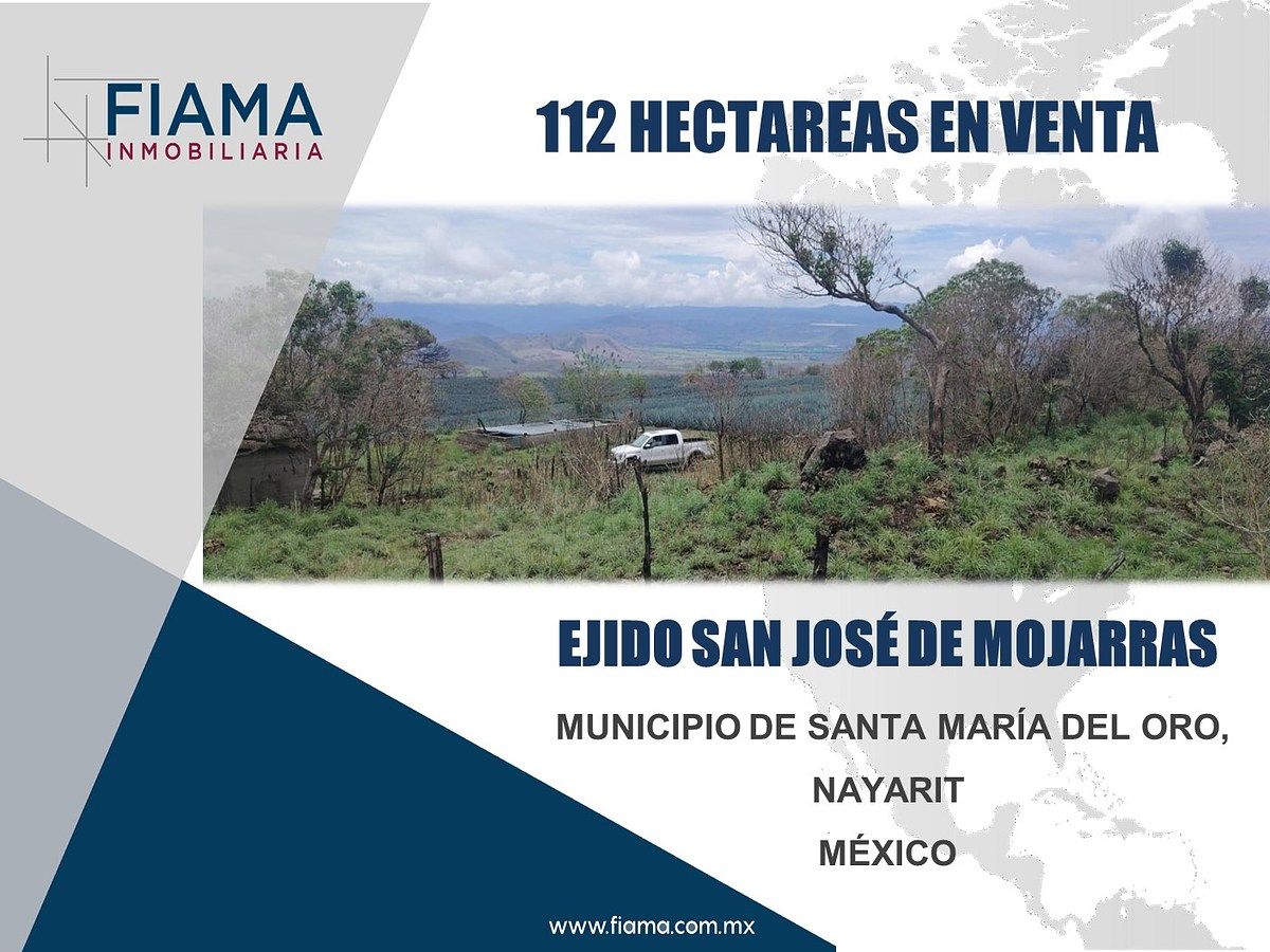 112 HECTARES À VENDA NO EJIDO SAN JOSÉ DE MOJARRAS, MUNICÍPIO DE SAMAO, NAY., foto 1 de 16