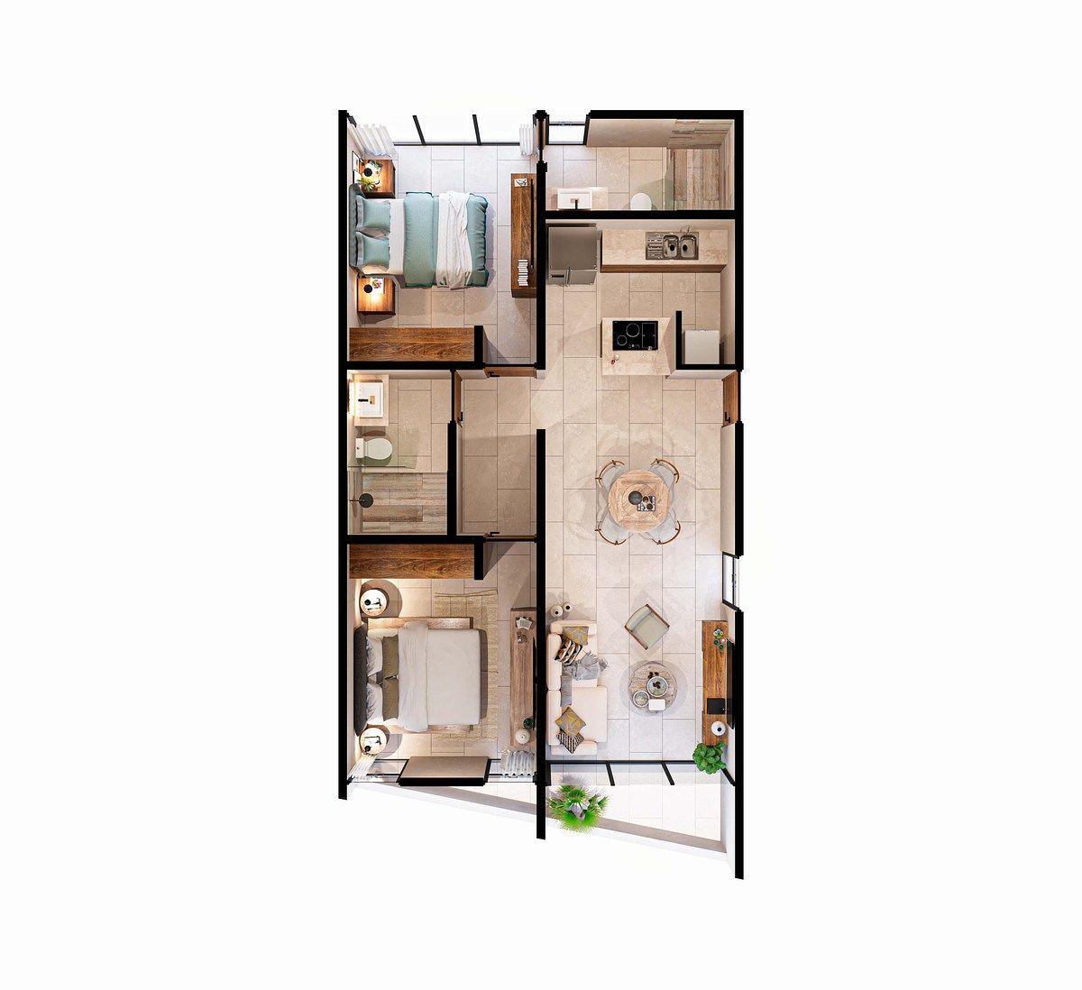 Apartamento em Temozón Norte, Mérida, foto 6 de 6