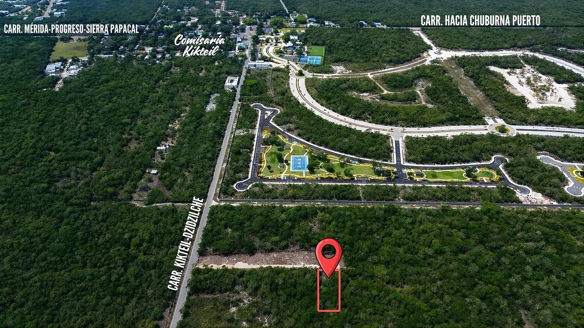 Lote em Kikteil, Mérida, foto 3 de 3