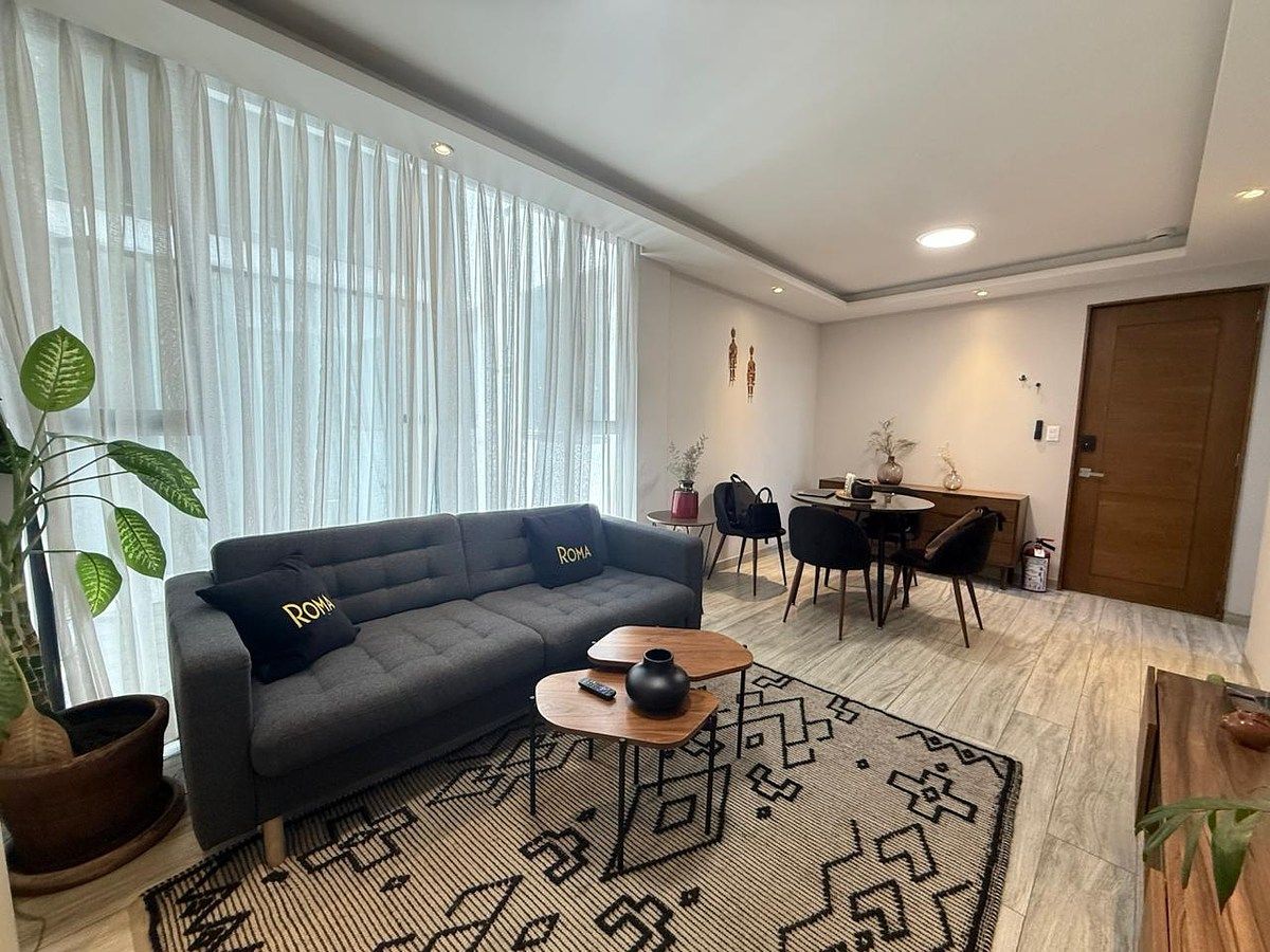 DEPARTAMENTO AMUEBLADO EN RENTA EN ROMA SUR TODO CERCA Y CAMINANDO