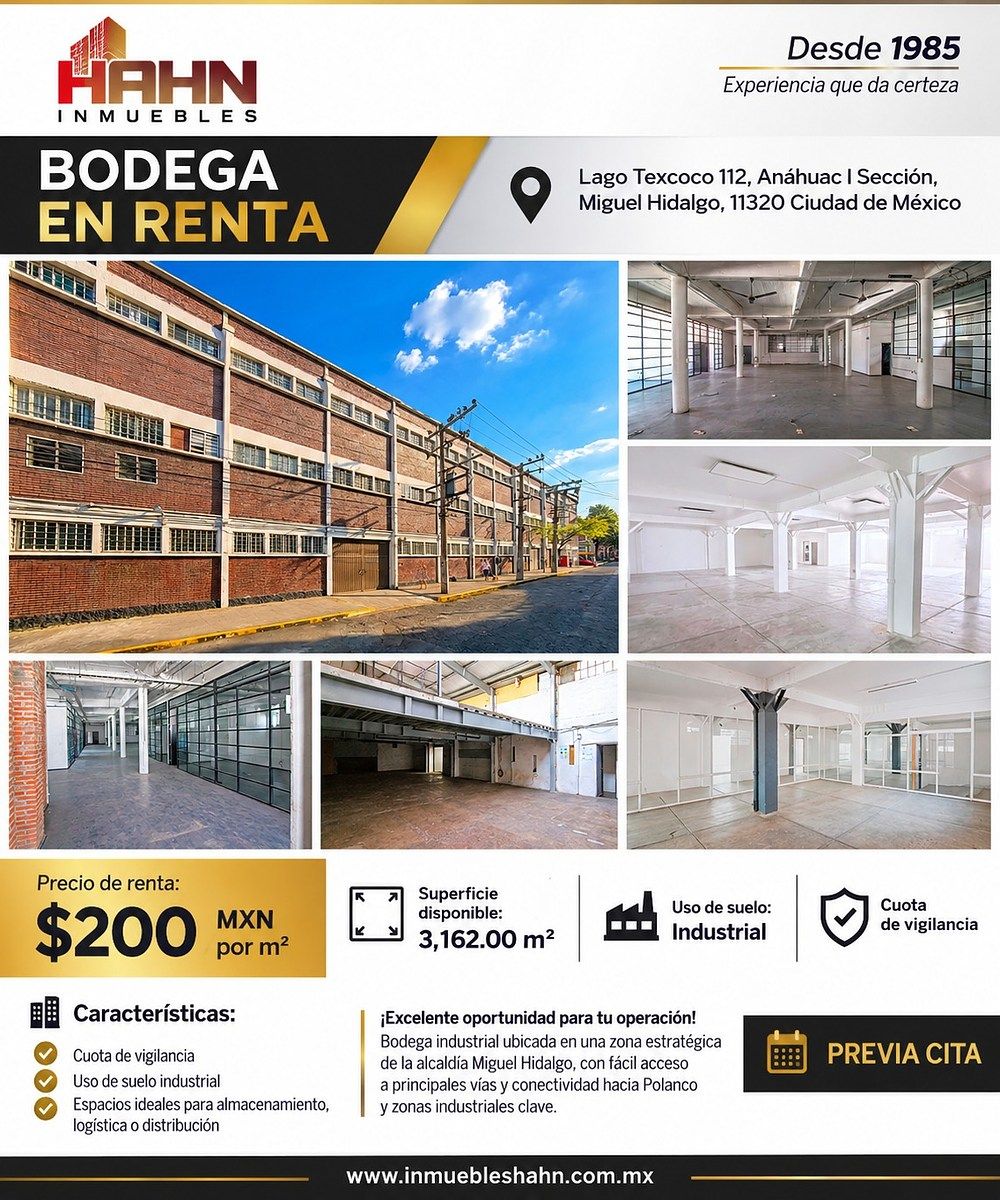 Bodega industrial en Anáhuac I Sección, Miguel Hidalgo, foto 2 de 11