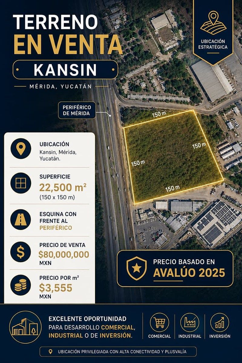 Lot in Kanasin, Kanasín, photo 4 of 8
