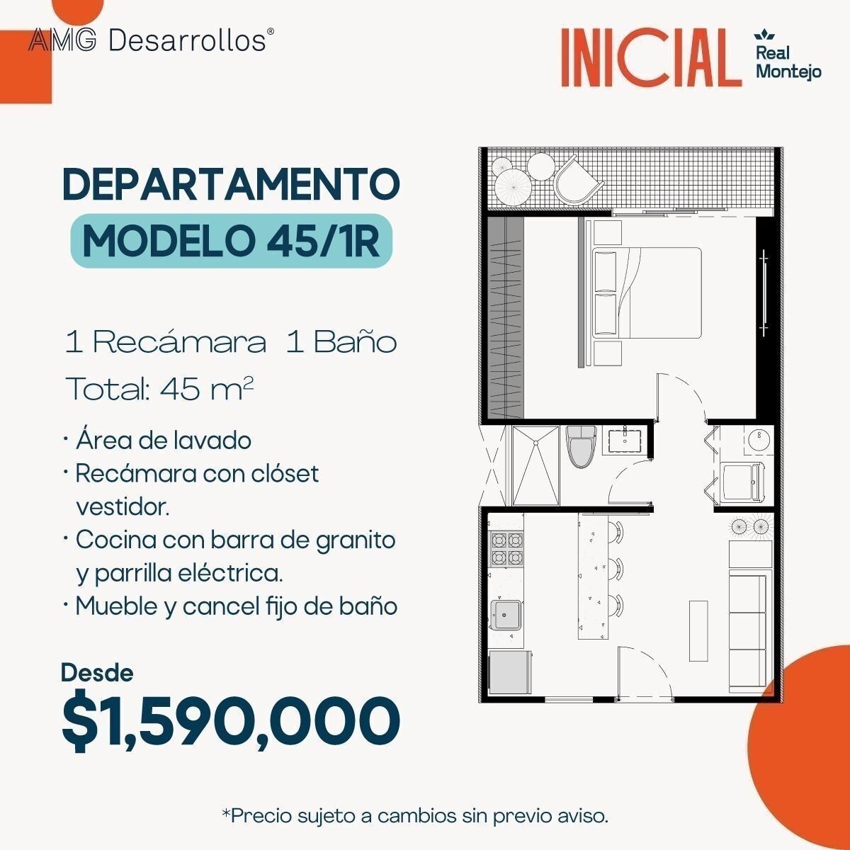 Departamento en Real Montejo, Mérida, foto 5 de 5