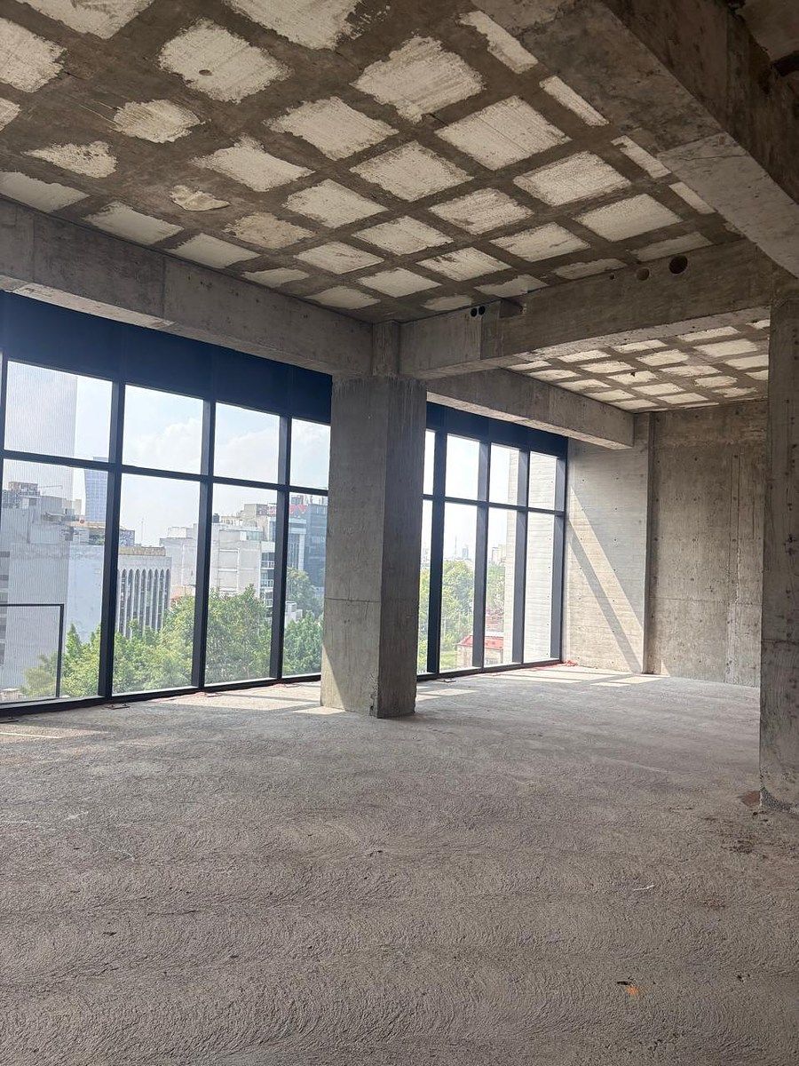 ROMA SUR CUAUHTÉMOC , CDMX , OFICINA EN OBRA GRIS EN EDIFICIO NUEVO EN RENTA, foto 1 de 14