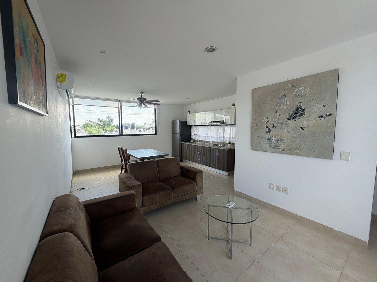 Departamento amueblado, de 1 recámara, con terraza privada, en TAO., foto 1 de 14
