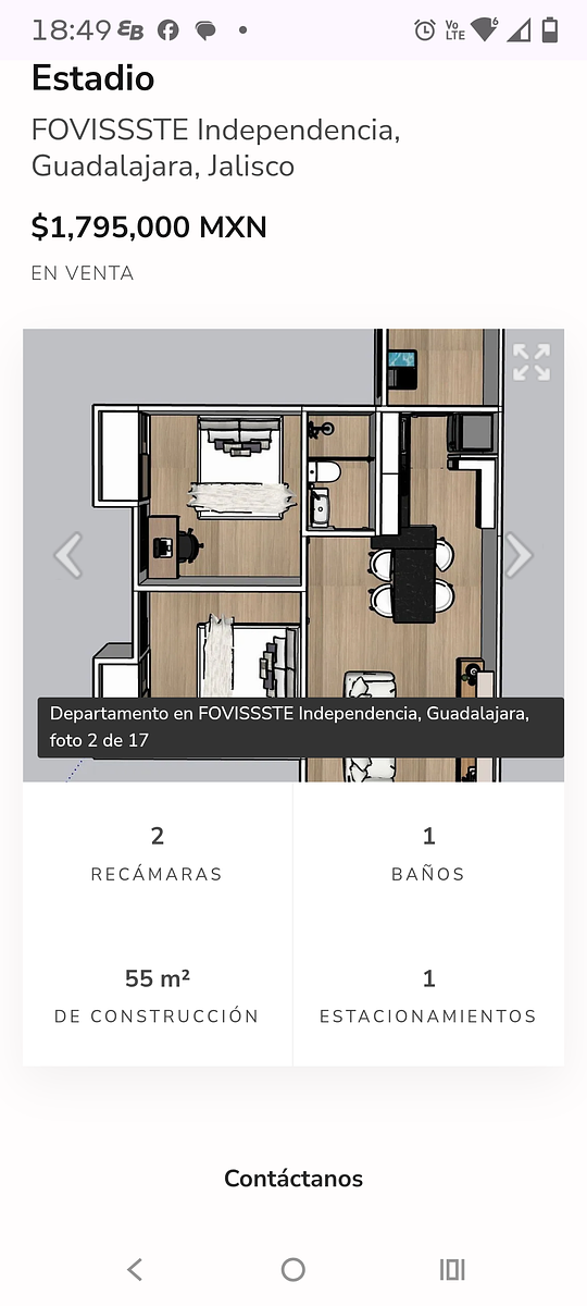 Apartment in FOVISSSTE Independencia, Guadalajara, photo 14 of 14