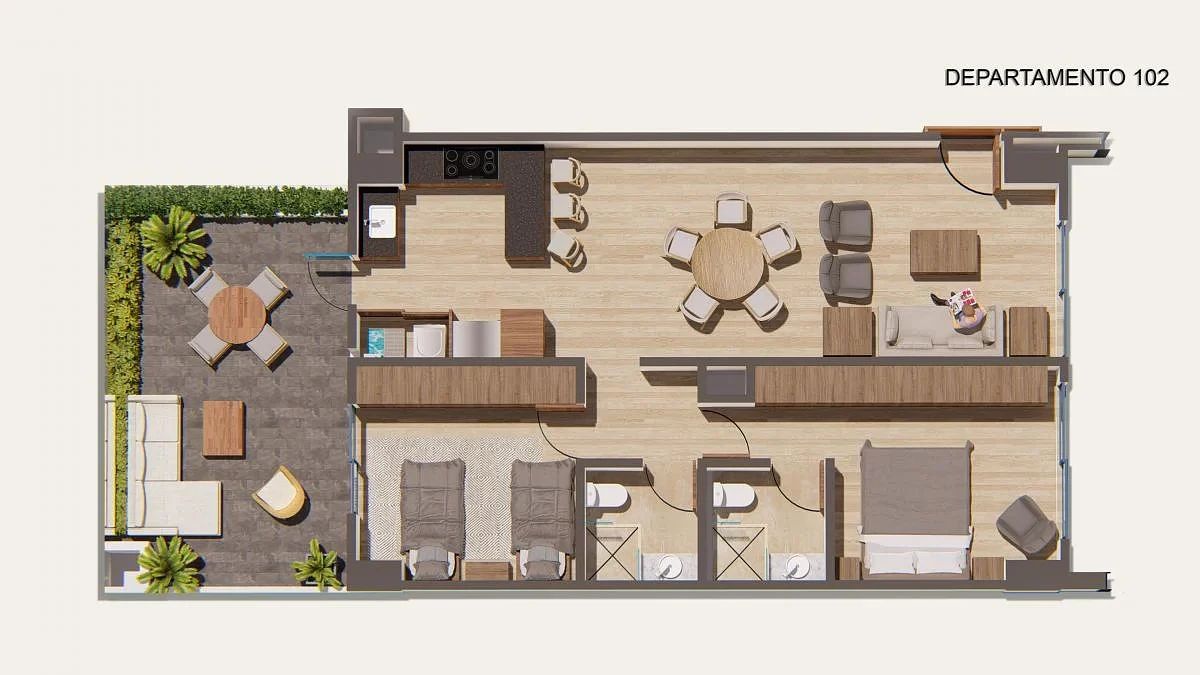 Apartamento em Insurgentes Cuicuilco, Coyoacán, foto 12 de 14