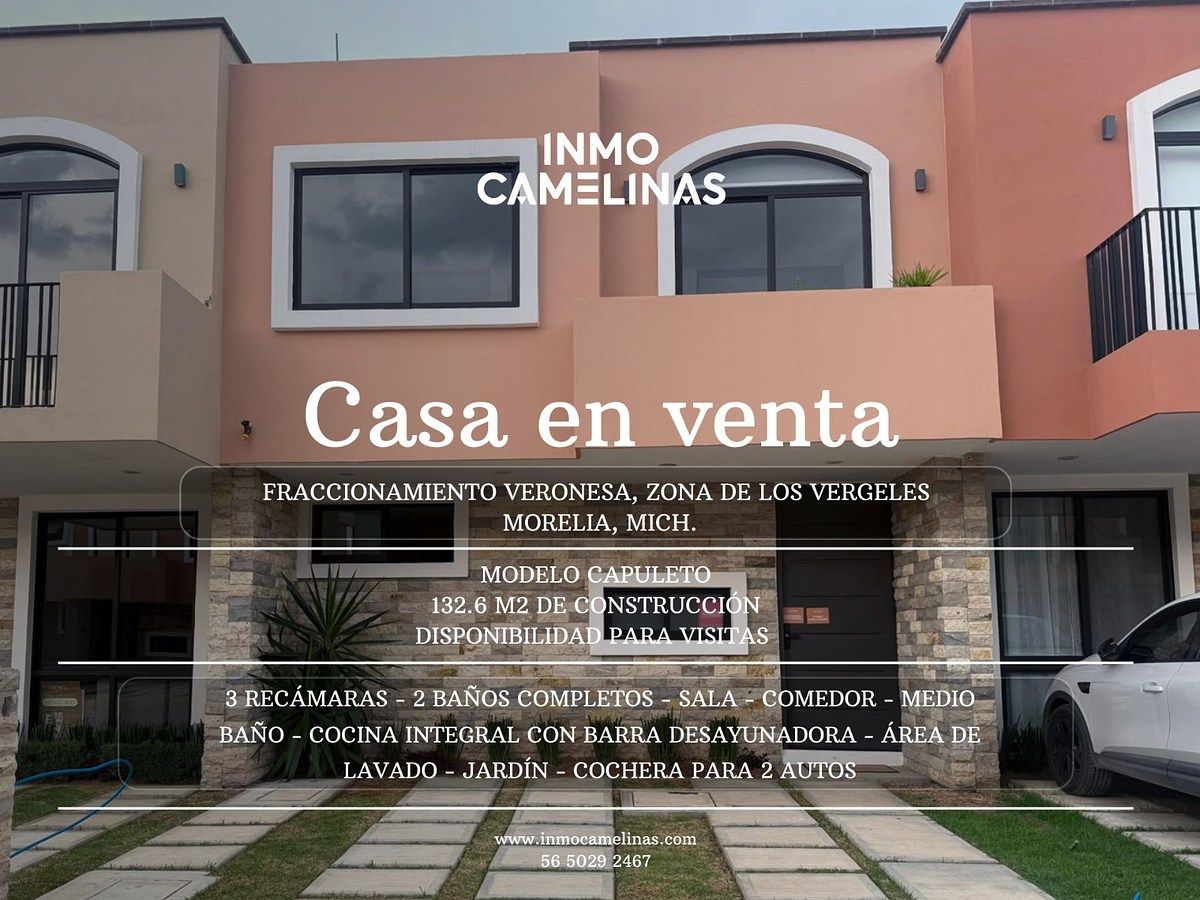Casas à Venda no Loteamento Veronesa, Los Vergeles, Morelia, Michoacán, foto 1 de 19