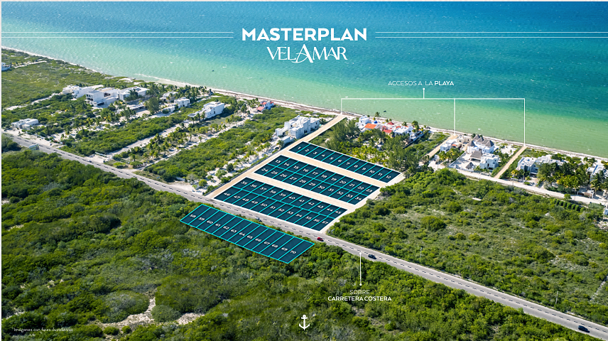 Terrenos Premium desde 147 m2 en la Playa de Uaymitún, Yucatán