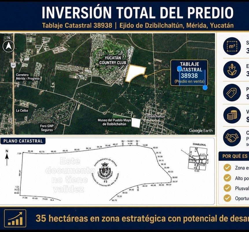 Lote em Chablekal, Mérida, foto 4 de 12