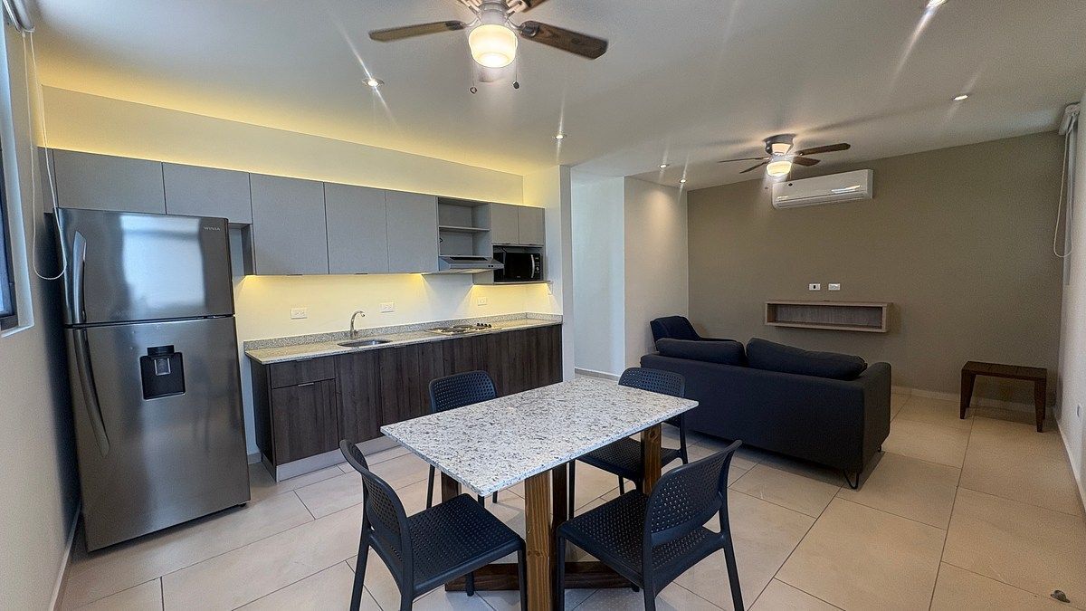 ALUGUEL de apartamento mobiliado confortável na área da praça galerias, Mérida., foto 1 de 24