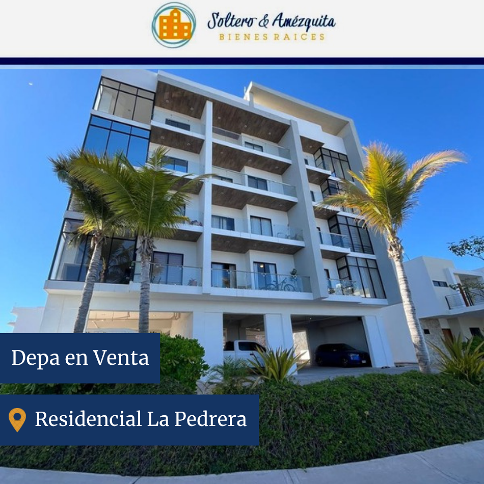 VENTA DEPA / RESIDENCIAL LA PEDRERA / MAZATLÁN, SIN, foto 1 de 11