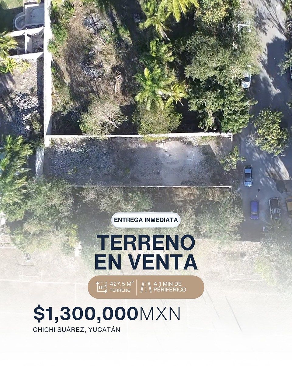 TERRENO EN VENTA EN CHICHI SUAREZ, (ACEPTA INFONAVIT), foto 1 de 4