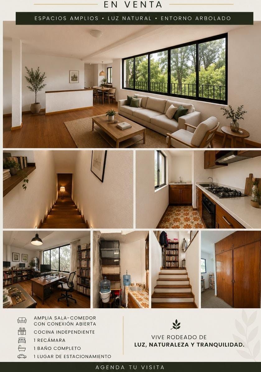 LOFT EM TETELPAN! LOCALIZAÇÃO PRIVILEGIADA E GRANDE ESTILO EM ÁLVARO OBREGÓN., foto 1 de 12