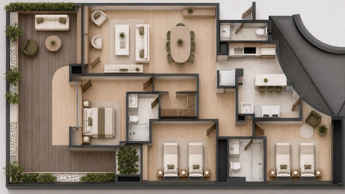 Apartamento em Campestre, Álvaro Obregón, foto 7 de 11