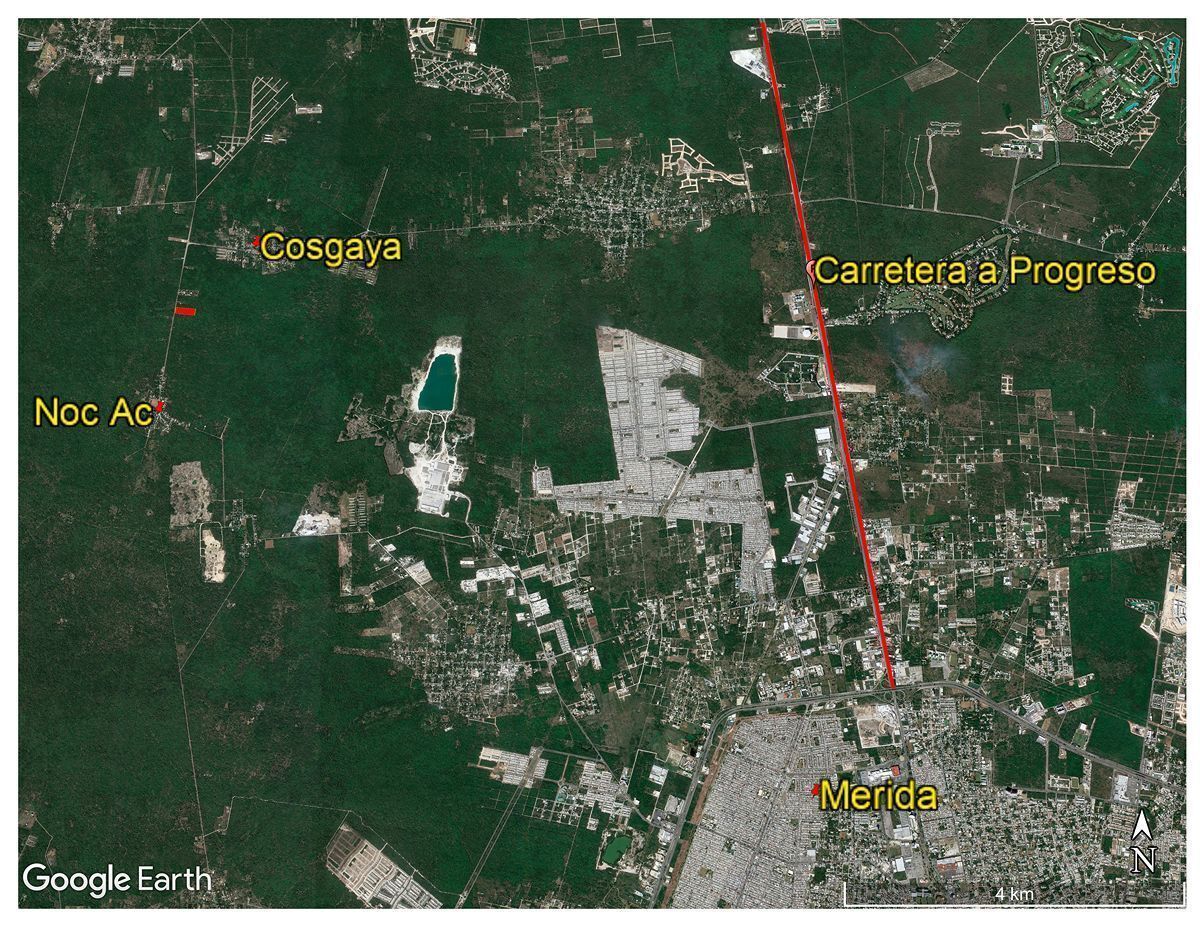 Terreno en Venta Comisaría de Mérida Noc-Ac, foto 1 de 4