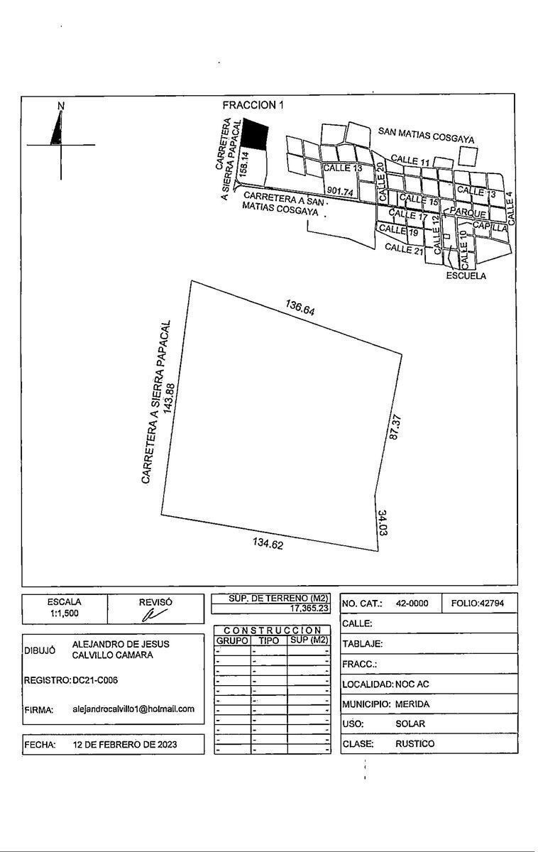 Lot in Komchen, Mérida, photo 6 of 6