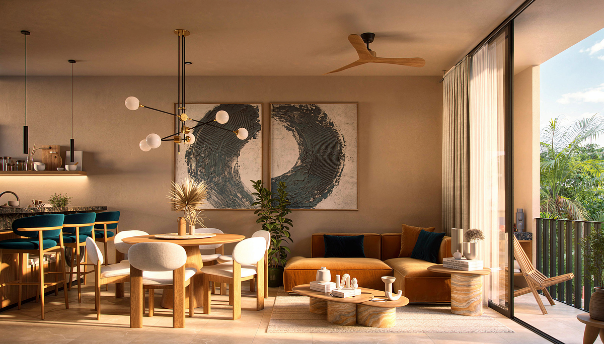 Departamento en venta de 2 recamaras en sodzil norte merida