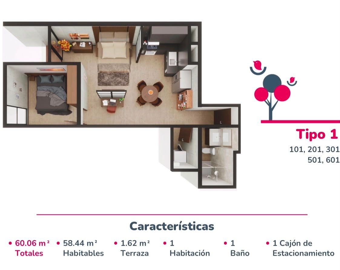 Apartamento em Lomas de Reforma, Miguel Hidalgo, foto 5 de 10