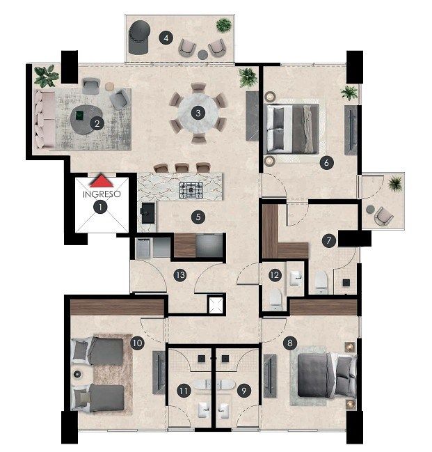 Departamento en Puerta las Lomas, Zapopan, foto 3 de 25