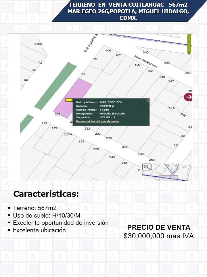 Lote em Popotla, Miguel Hidalgo, foto 2 de 3