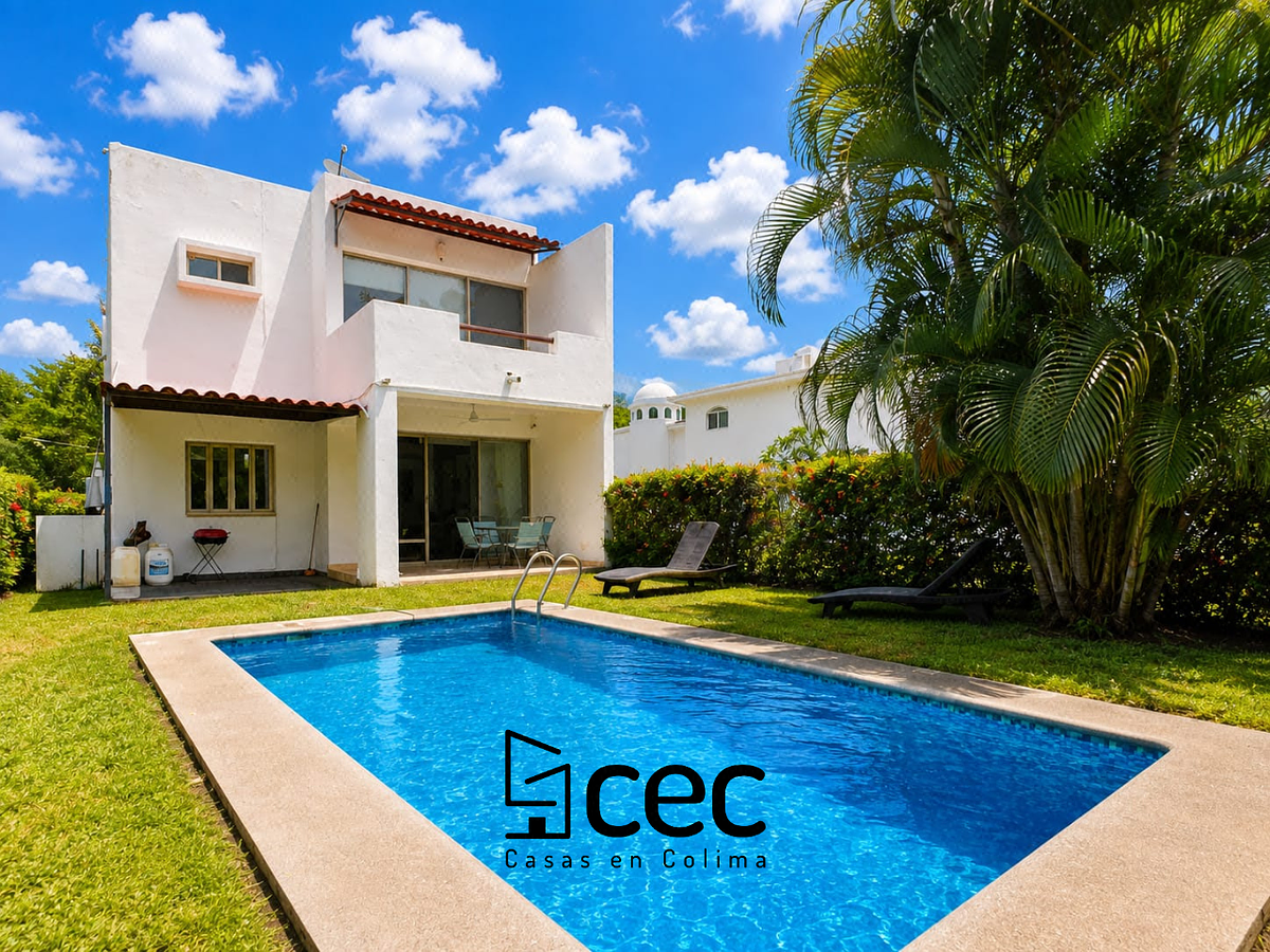 Residencia en Venta con Alberca,en Coto Privado, Amueblada, 3 Recámaras, 3 Baños
