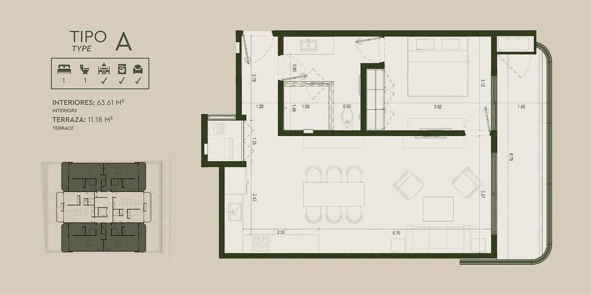 Apartamento em Puerto Morelos, Puerto Morelos, foto 8 de 26