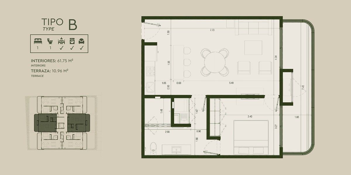 Apartamento em Puerto Morelos, Puerto Morelos, foto 10 de 26