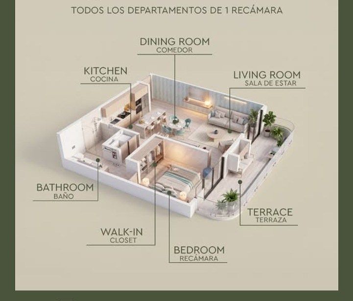 Apartamento em Puerto Morelos, Puerto Morelos, foto 23 de 26