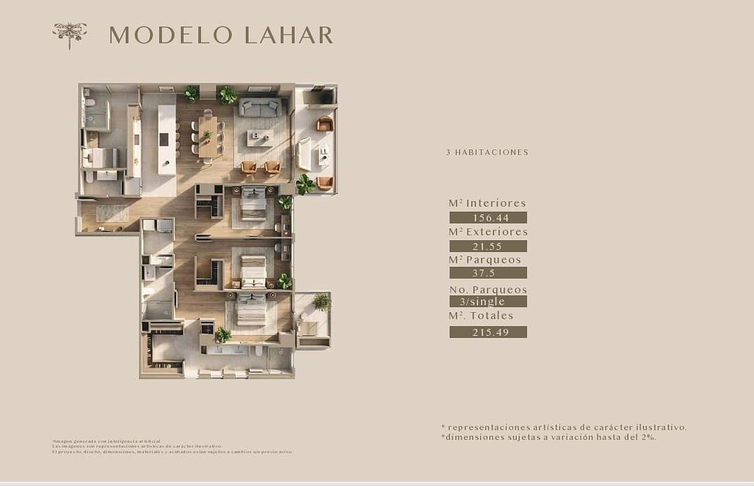 Apartamento en VENTA en Legado del Bosque, Zona 16 - Image 2