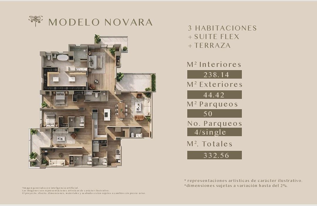 Apartamento en VENTA en Legado del Bosque, Zona 16 - Image 2