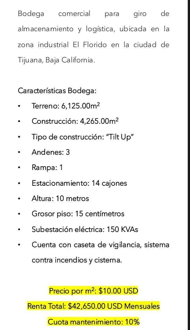 Commercial Storage Unit in El Florido 1ra. Sección, Tijuana, photo 26 of 26