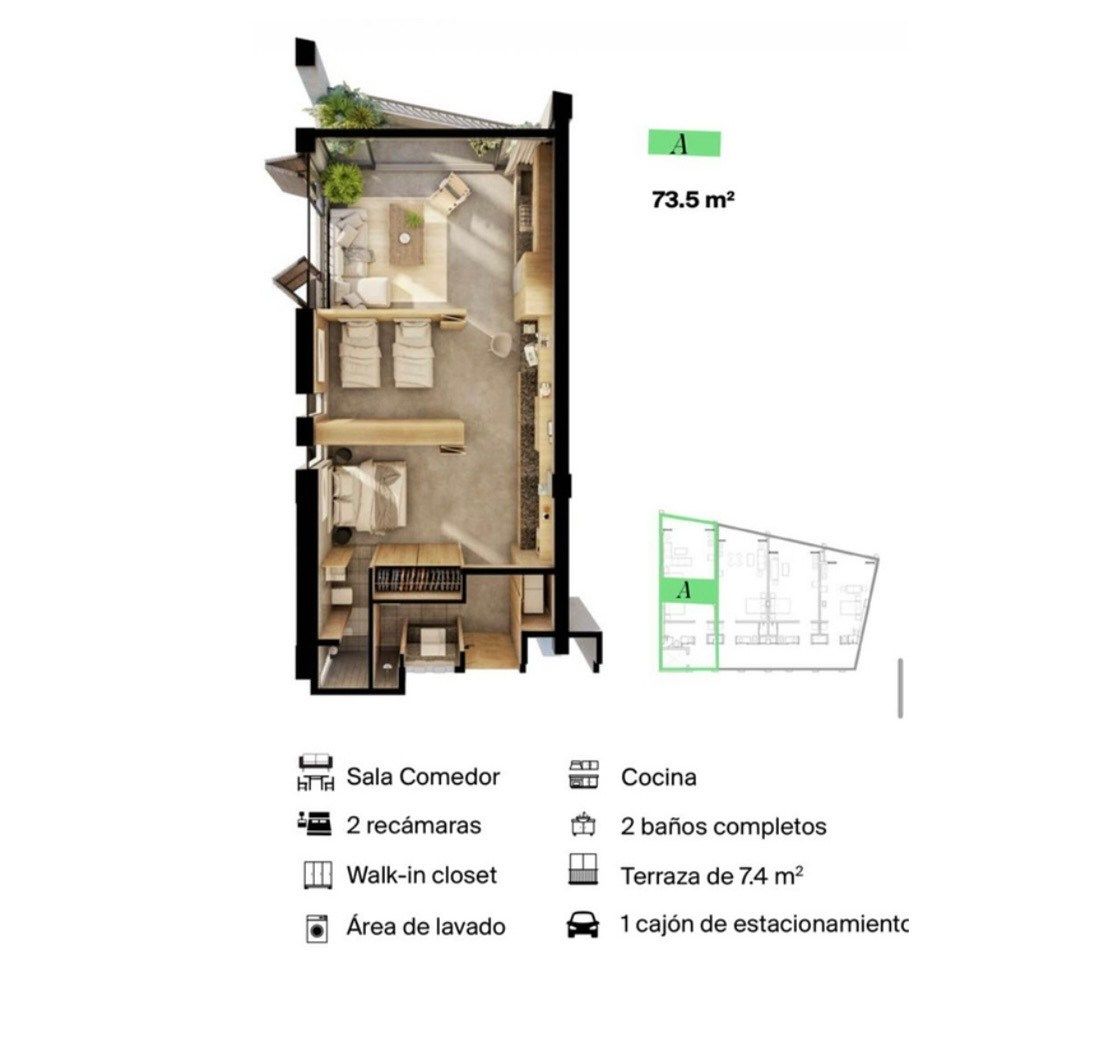Apartamento em Circunvalación Américas, Guadalajara, foto 6 de 12