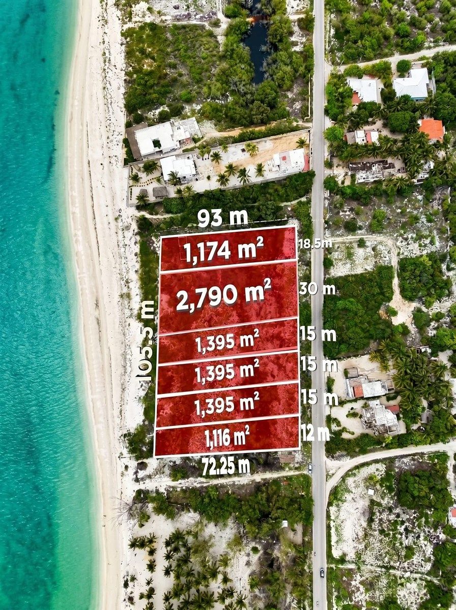 TERRENOS FRENTE AO MAR DE CELECTÚN YUCATÁN, foto 1 de 4