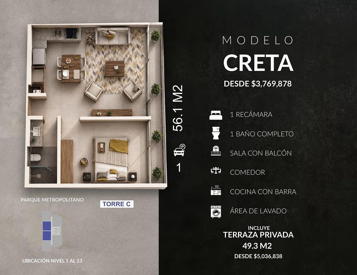 Apartment in Ciudad Granja, Zapopan, photo 2 of 13
