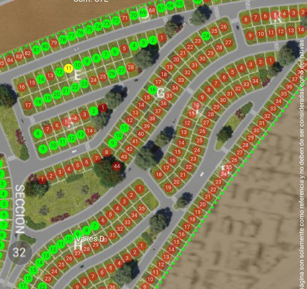 HURBAN VENDE terreno residencial en Valles del Molino D